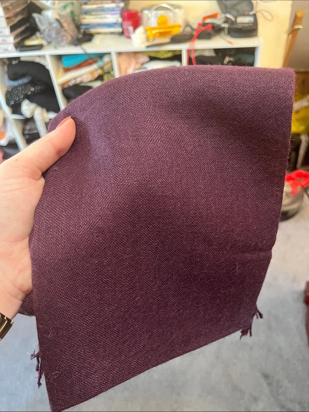 Alpaca silk scarf